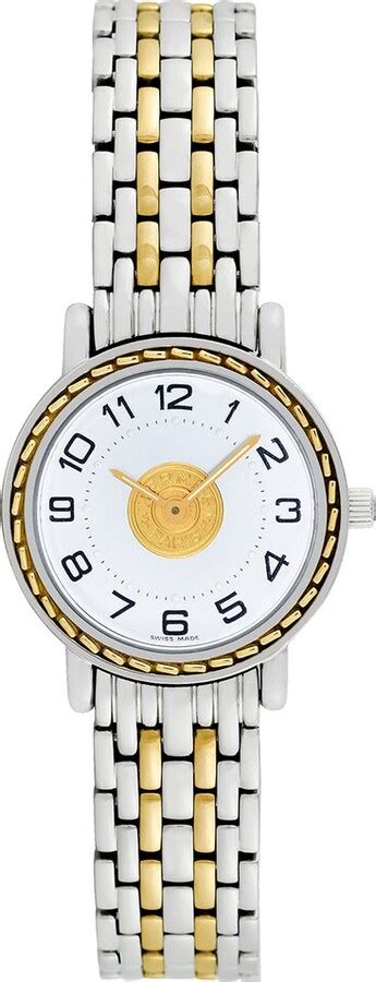 hermes sellier ladies watch|hermes watch strap price.